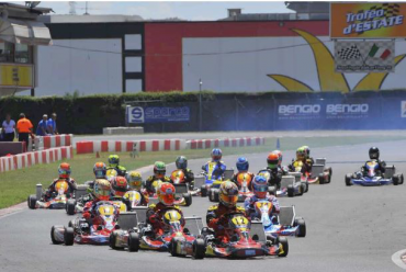 Maranello kart wins the summer trophy in lonato. gonzales stopped by a tyre in le mans