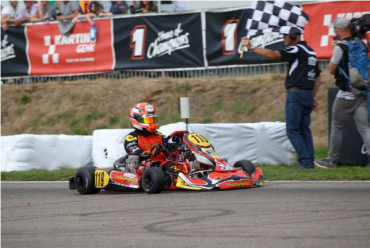 Positive performance but difficult weekend for maranello kart’s drivers in genk 