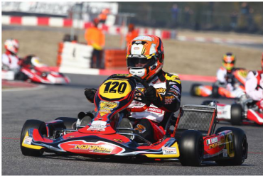 Federer and dante among the top drivers in kz2 at the winter cup of lonato with maranello 